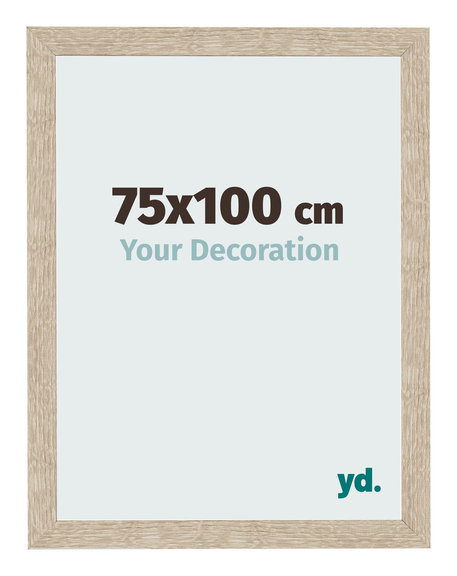 Photo Frame 75x100cm Sonoma Oak MDF Bologna Front Size | Yourdecoration.com
