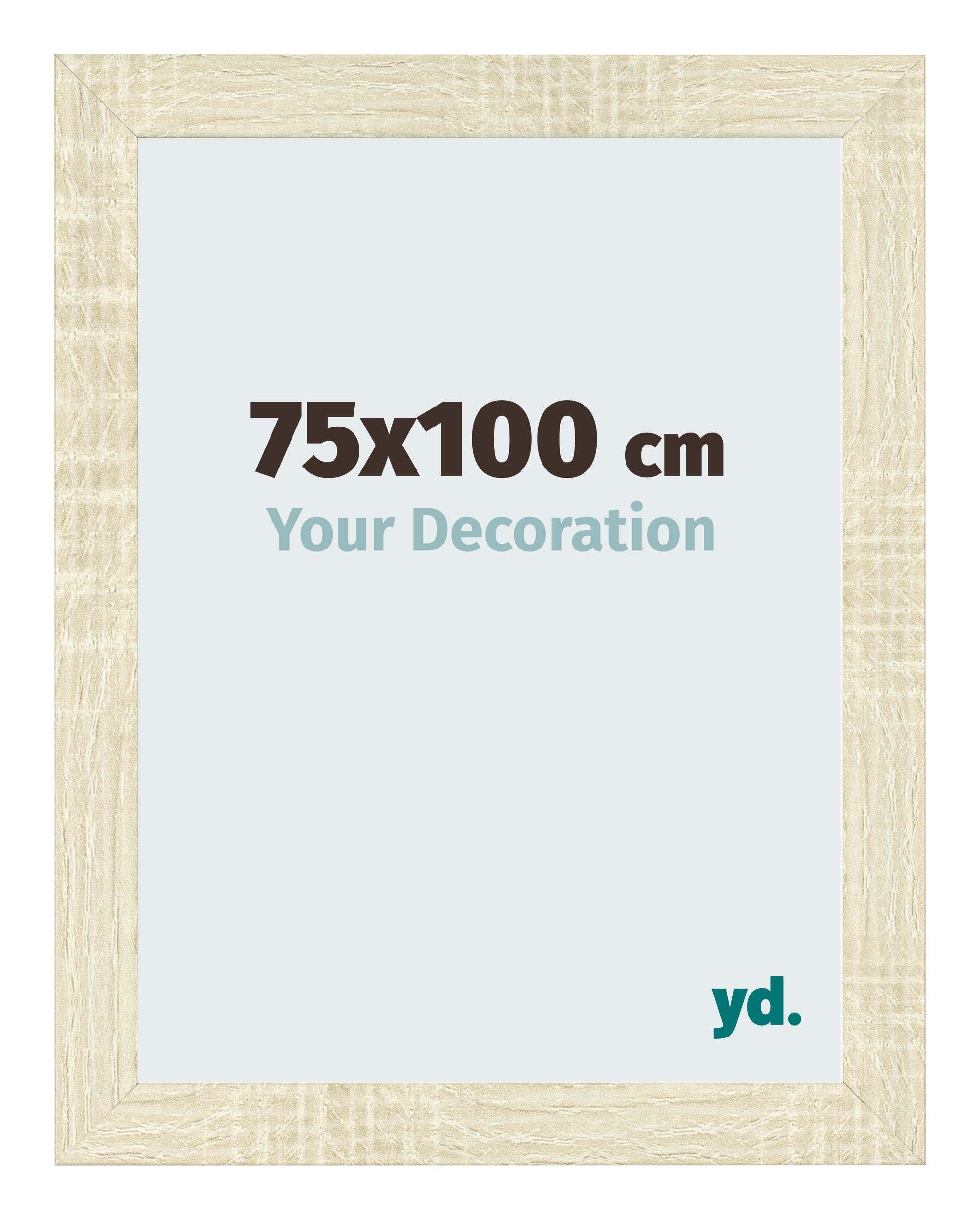 Photo Frame 75x100cm Sonoma Oak MDF Pisa Front Size | Yourdecoration.com