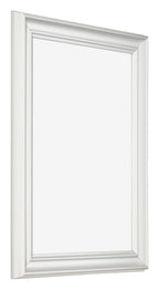 Photo Frame 75x100cm White Swept MDF Lazio Front Oblique | Yourdecoration.com