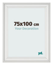 Photo Frame 75x100cm White Swept MDF Lazio Front Size | Yourdecoration.com