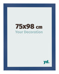 Photo Frame 75x98 cm Dark Blue MDF Bologna Front Size | Yourdecoration.com