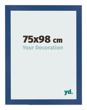 Photo Frame 75x98 cm Dark Blue MDF Bologna Front Size | Yourdecoration.com