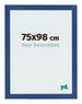 Photo Frame 75x98 cm Dark Blue MDF Bologna Front Size | Yourdecoration.com