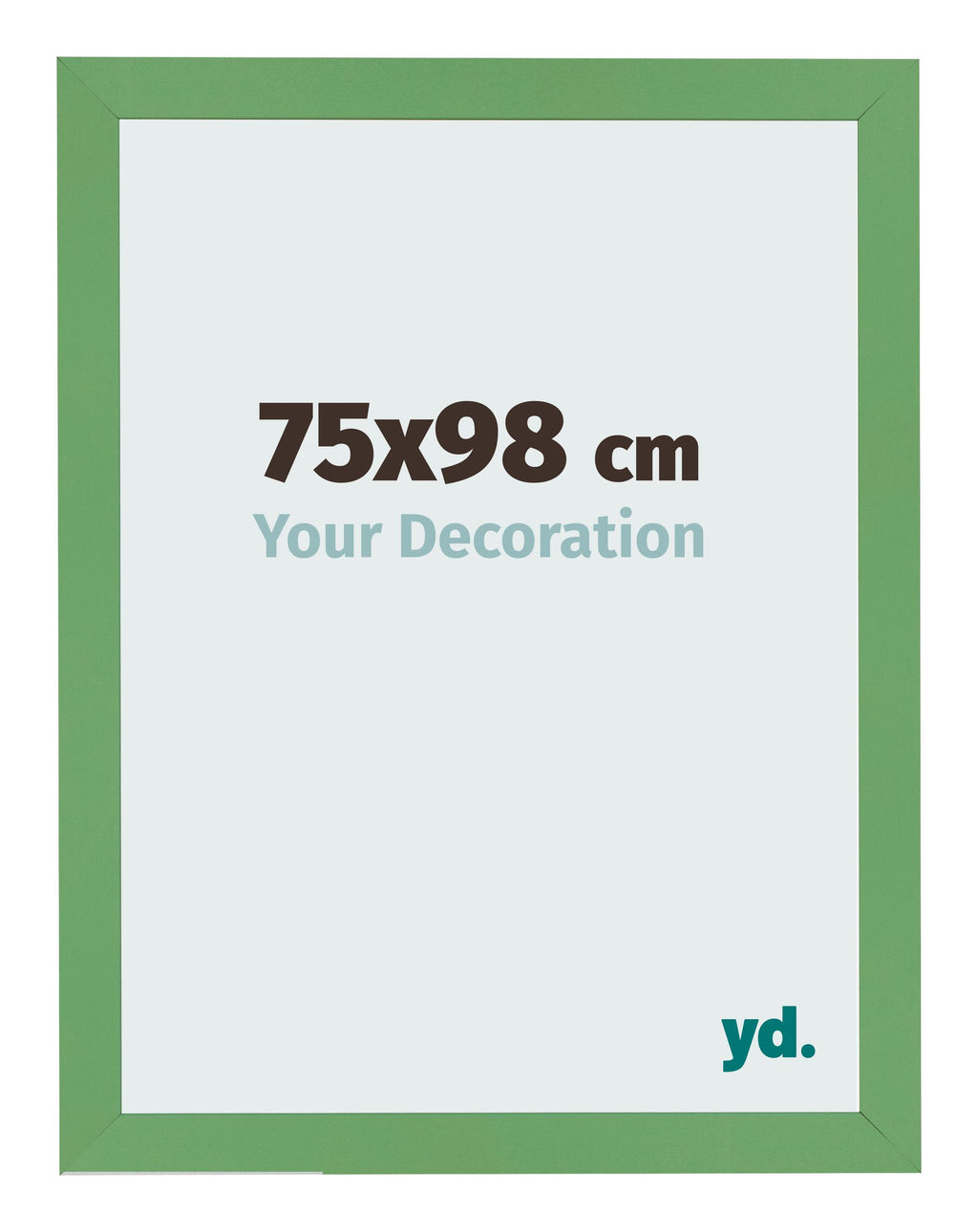 Photo Frame 75x98 cm Green MDF Bologna Front Size | Yourdecoration.com