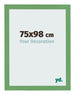 Photo Frame 75x98 cm Green MDF Bologna Front Size | Yourdecoration.com