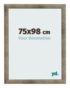 Photo Frame 75x98 cm Metal Vintage MDF Bologna Front Size | Yourdecoration.com