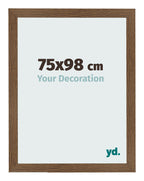Photo Frame 75x98 cm Oak Rustic MDF Bologna Front Size | Yourdecoration.com
