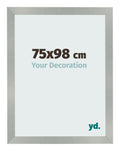 Photo Frame 75x98cm Aluminum Brushed MDF Bologna Front Size | Yourdecoration.com