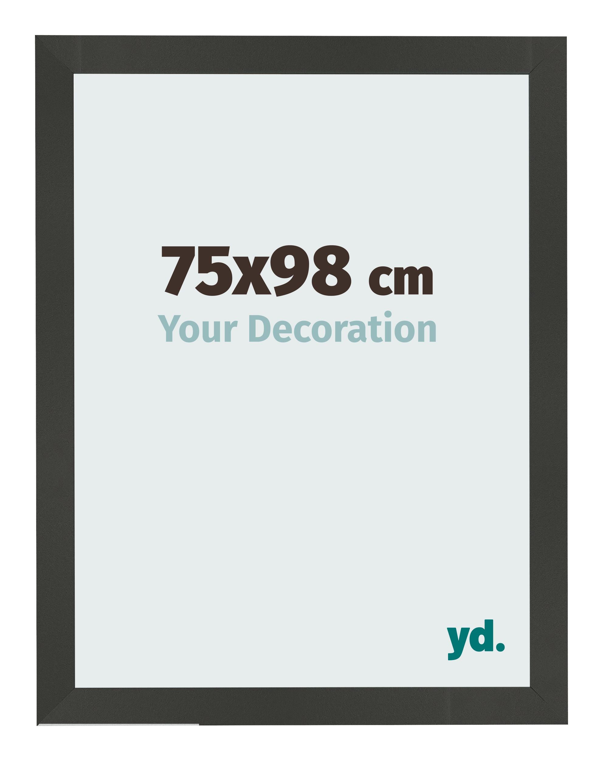 Photo Frame 75x98cm Anthracite MDF Bologna Front Size | Yourdecoration.com