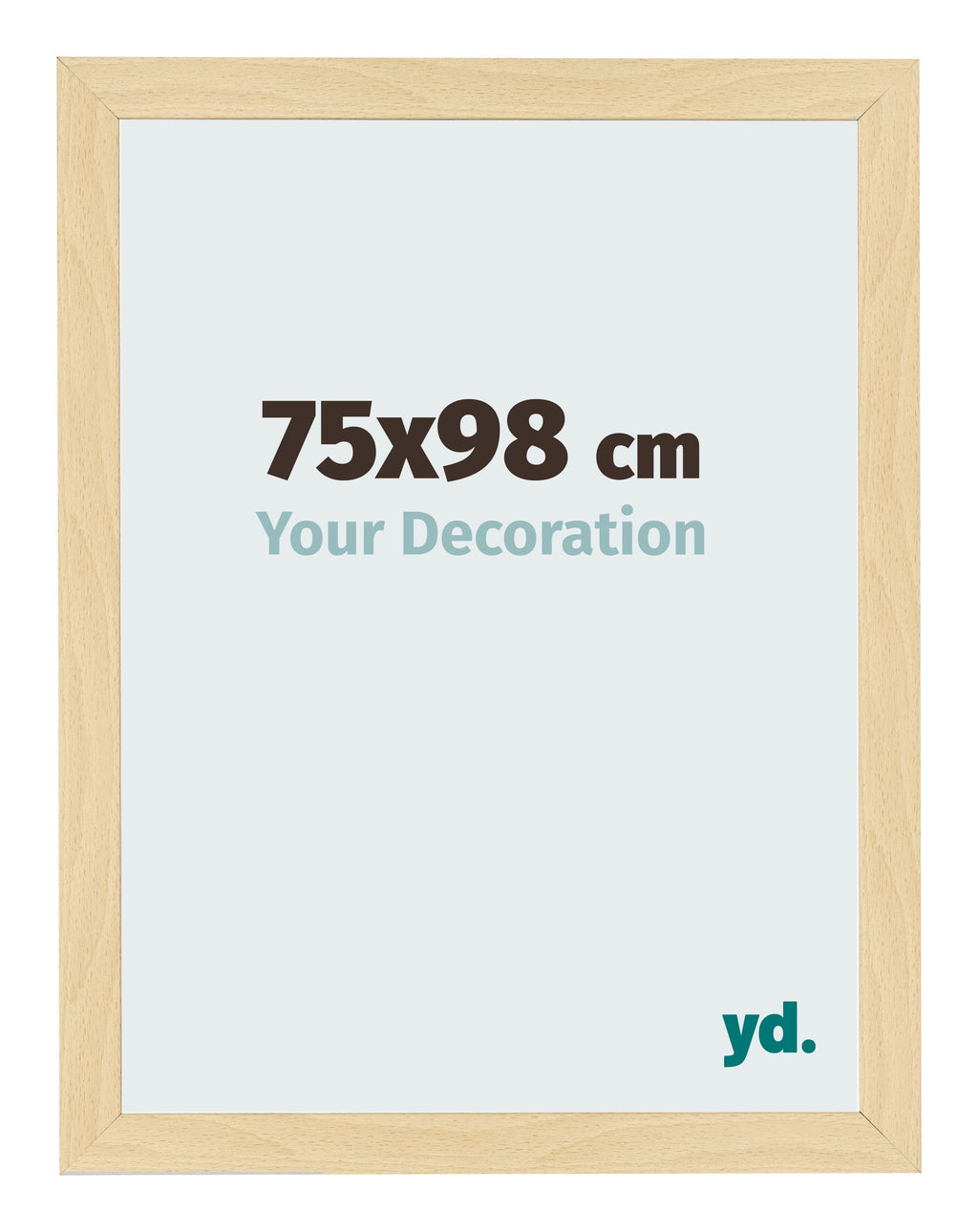 Photo Frame 75x98cm Beech Design MDF Bologna Front Size | Yourdecoration.com