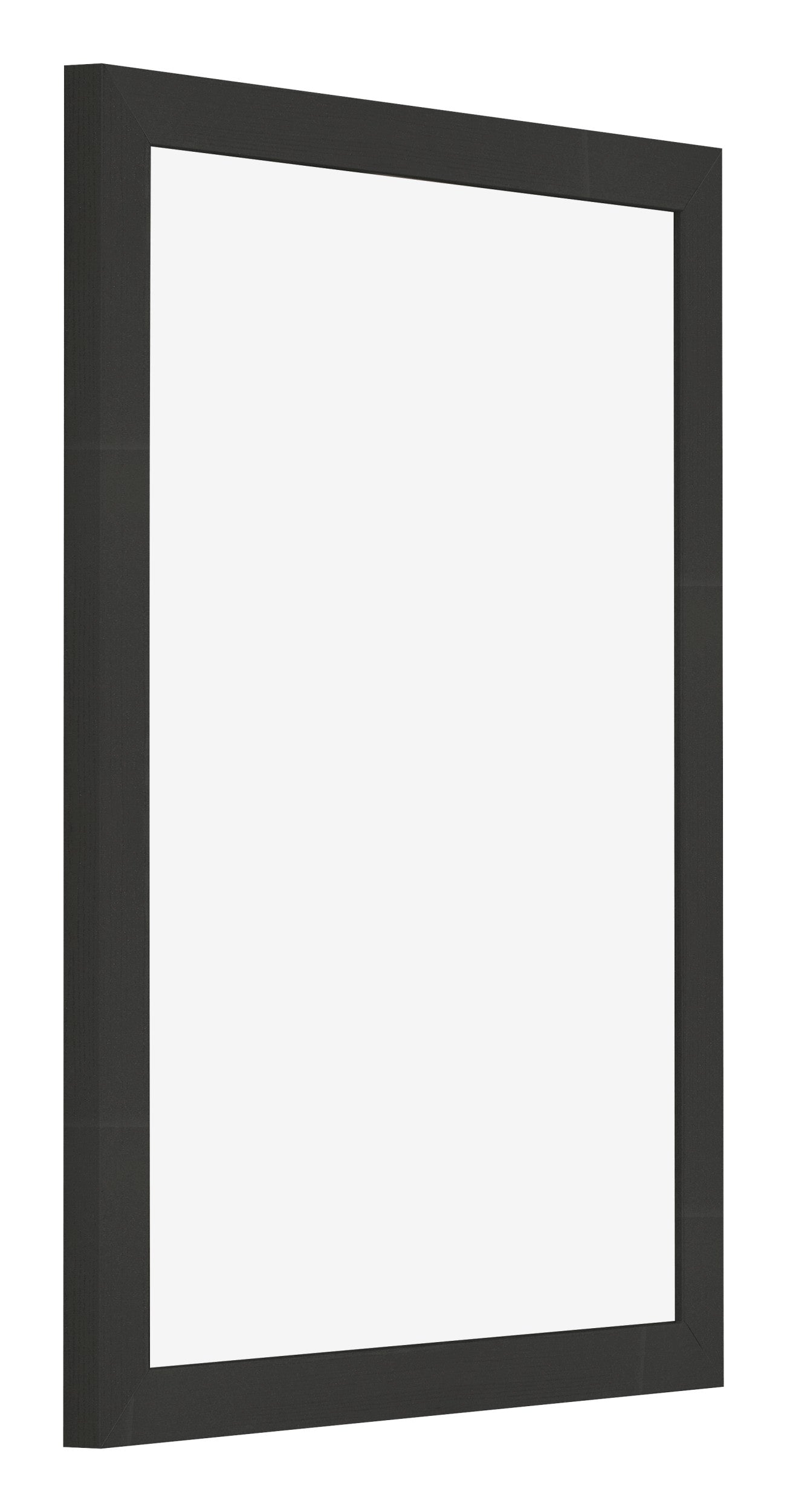 Photo Frame 75x98cm Black Woodgrain MDF Bologna Front Oblique | Yourdecoration.com