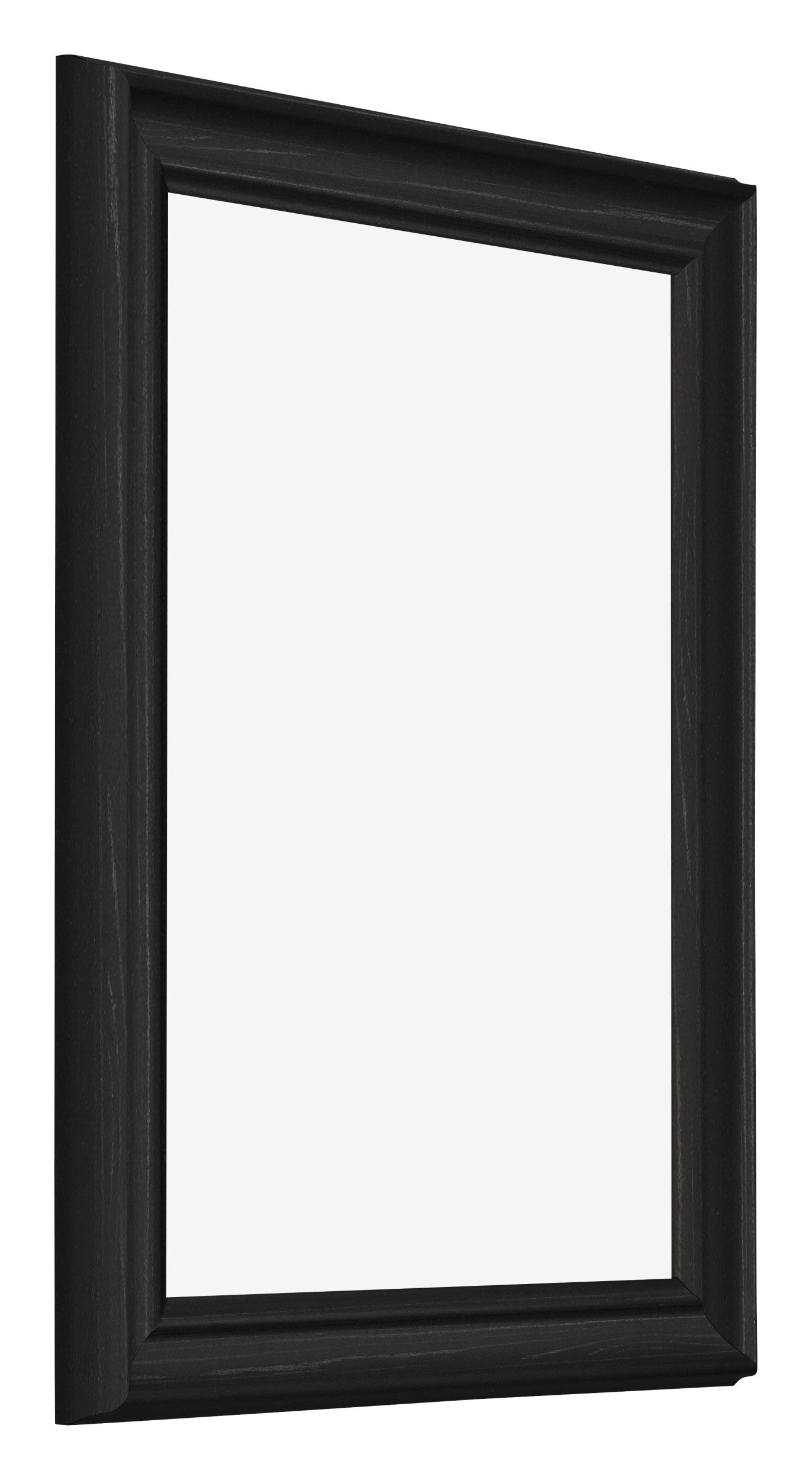 Photo Frame 75x98cm Black Woodgrain MDF Lazio Front Oblique | Yourdecoration.com