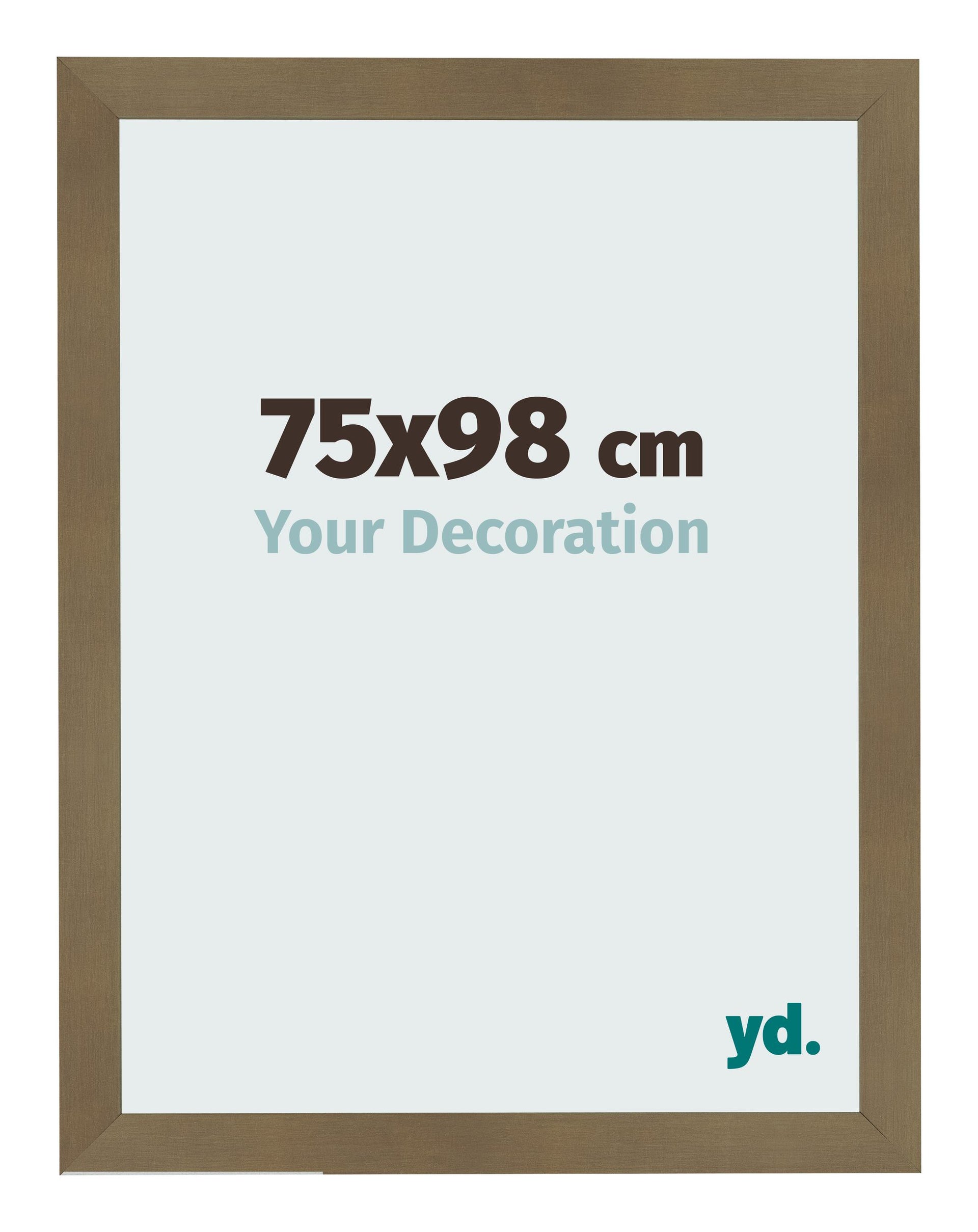 Photo Frame 75x98cm Bronze Design MDF Bologna Front Size | Yourdecoration.com