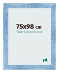 Photo Frame 75x98cm Clear Blue Swept MDF Pisa Front Size | Yourdecoration.com