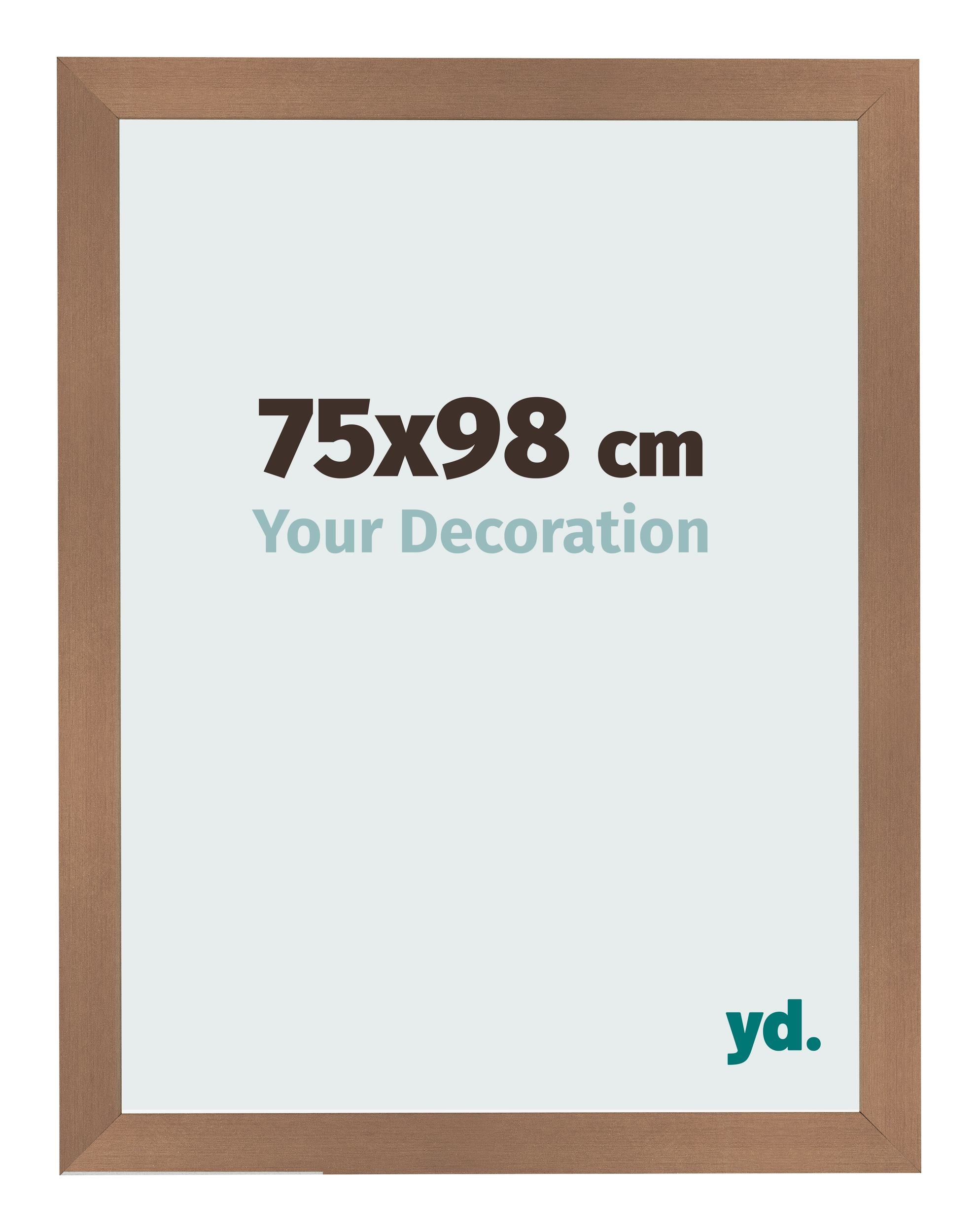 Photo Frame 75x98cm Copper Design MDF Bologna Front Size | Yourdecoration.com