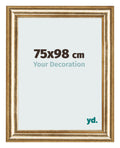 Photo Frame 75x98cm Gold Antique MDF Lazio Front Size | Yourdecoration.com