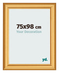 Photo Frame 75x98cm Gold Matte MDF Lazio Front Size | Yourdecoration.com