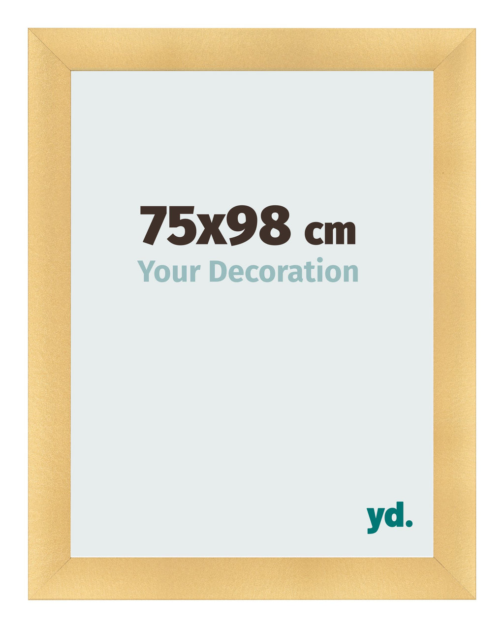 Photo Frame 75x98cm Gold Vintage MDF Pisa Front Size | Yourdecoration.com
