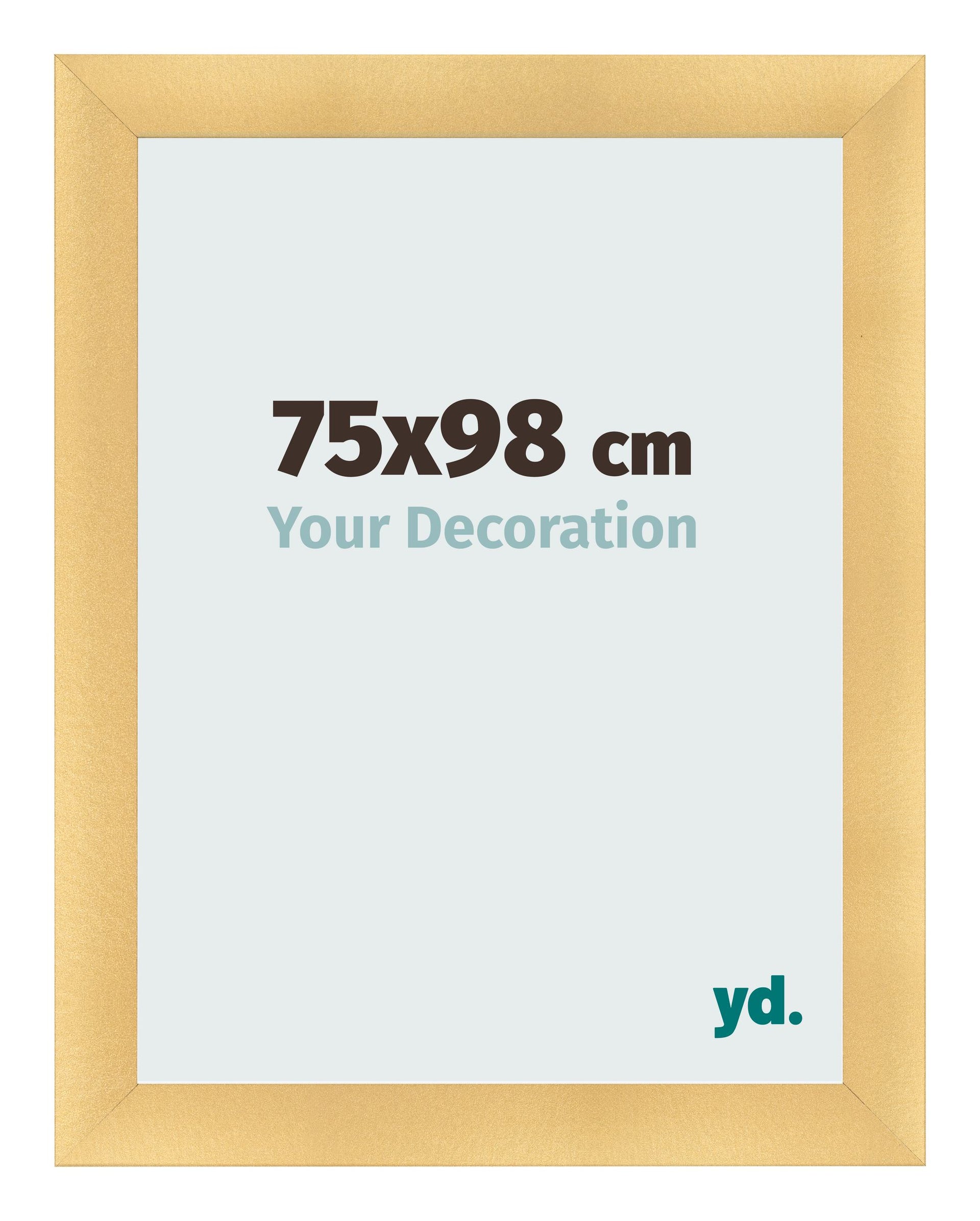 Photo Frame 75x98cm Gold Vintage MDF Pisa Front Size | Yourdecoration.com