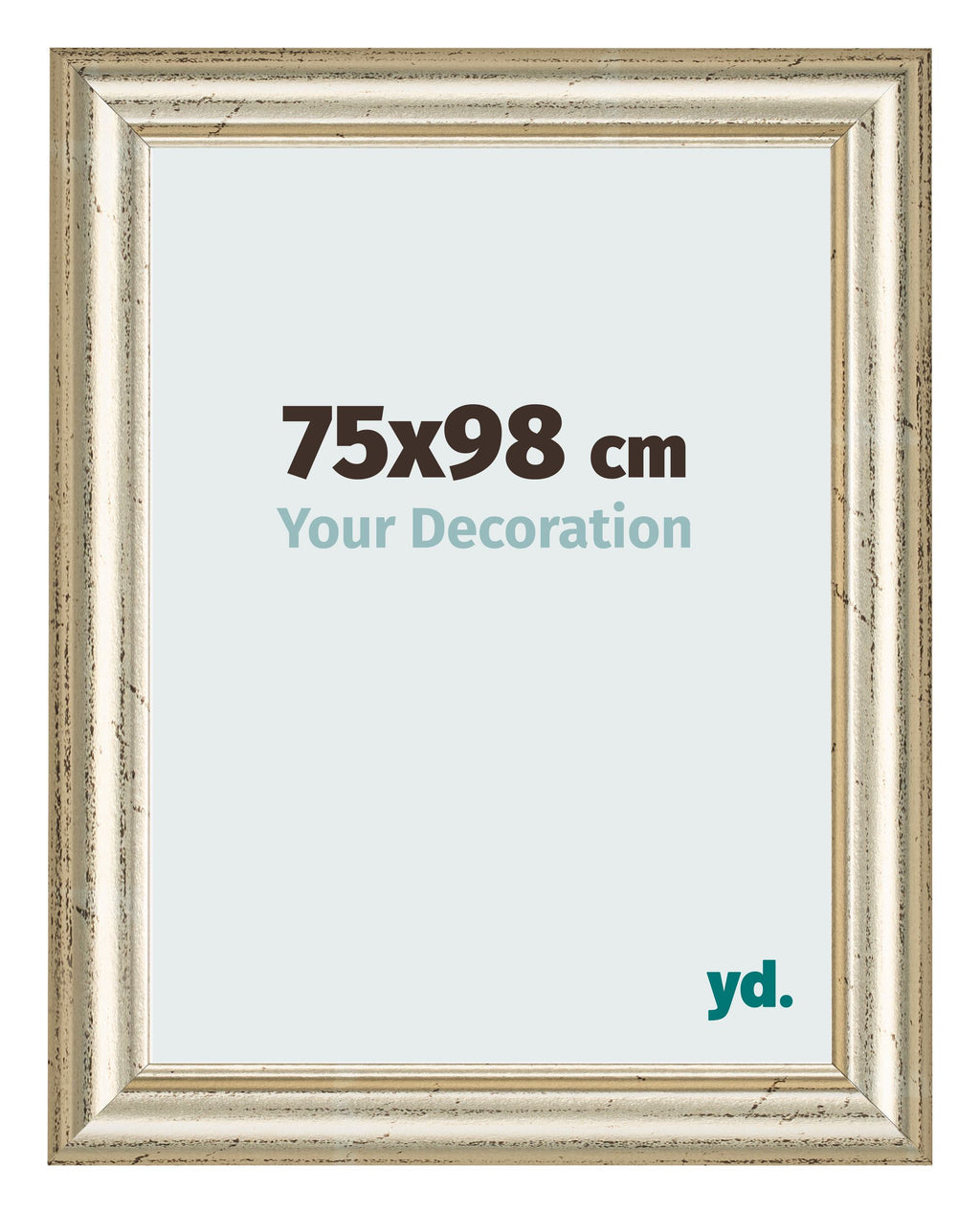 Photo Frame 75x98cm Metallic Gloss MDF Lazio Front Size | Yourdecoration.com