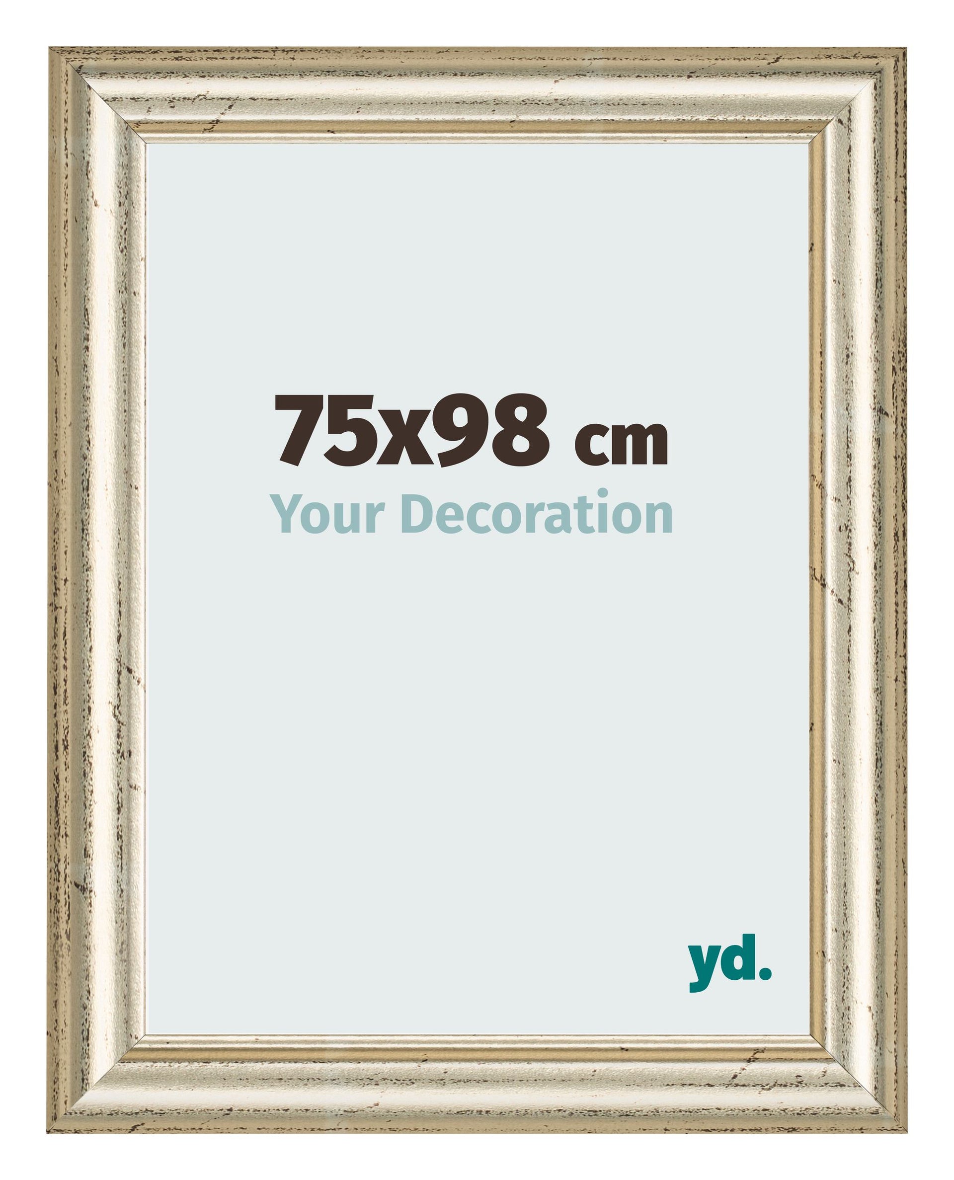 Photo Frame 75x98cm Metallic Gloss MDF Lazio Front Size | Yourdecoration.com