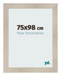 Photo Frame 75x98cm Oak Rustic MDF Pisa Front Size | Yourdecoration.com