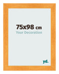 Photo Frame 75x98cm Orange MDF Pisa Front Size | Yourdecoration.com