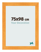 Photo Frame 75x98cm Orange MDF Pisa Front Size | Yourdecoration.com