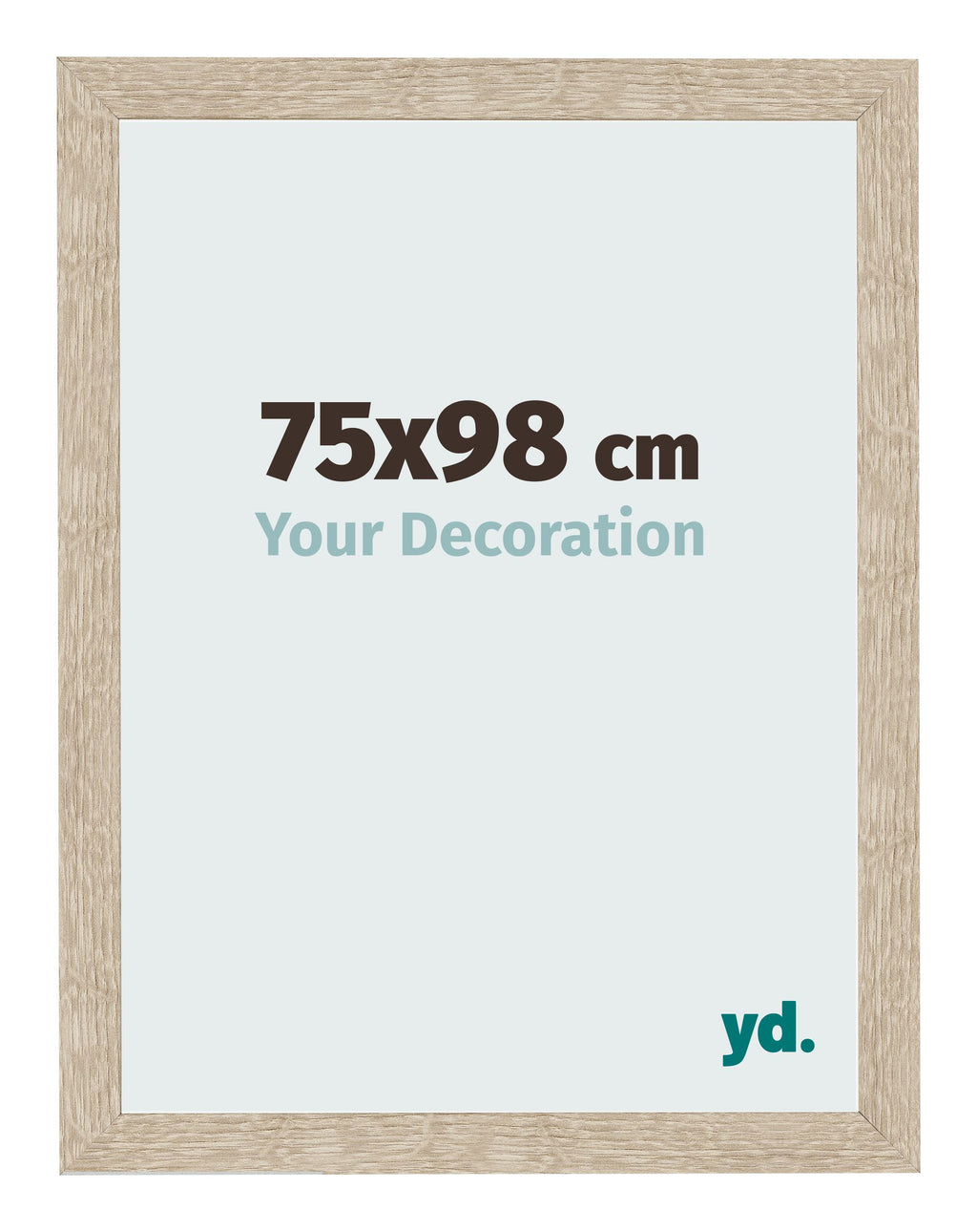 Photo Frame 75x98cm Sonoma Oak MDF Bologna Front Size | Yourdecoration.com