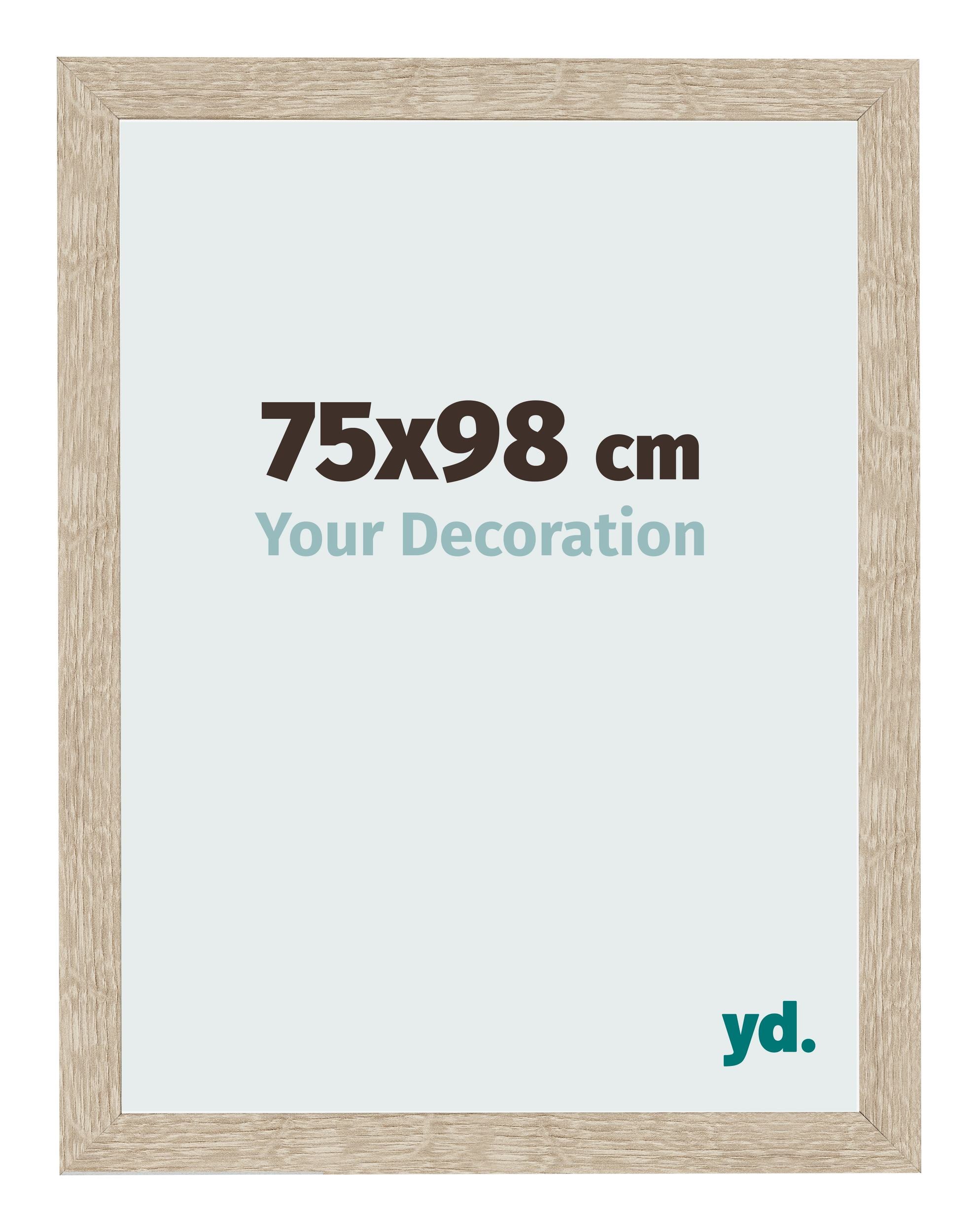 Photo Frame 75x98cm Sonoma Oak MDF Bologna Front Size | Yourdecoration.com