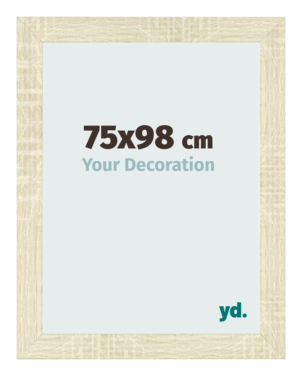 Photo Frame 75x98cm Sonoma Oak MDF Pisa Front Size | Yourdecoration.com