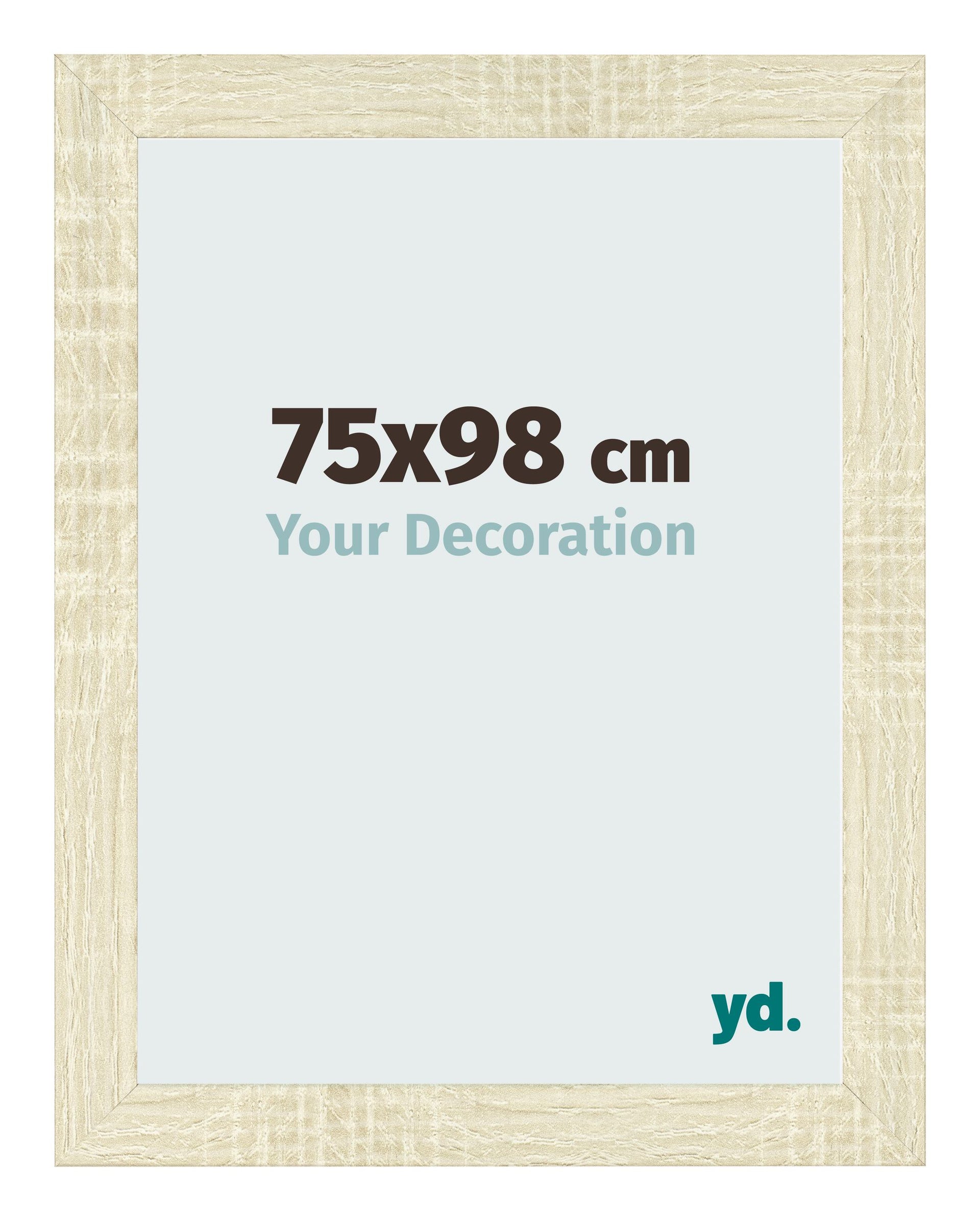 Photo Frame 75x98cm Sonoma Oak MDF Pisa Front Size | Yourdecoration.com