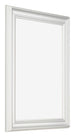 Photo Frame 75x98cm White Swept MDF Lazio Front Oblique | Yourdecoration.com