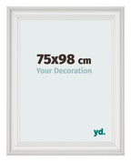 Photo Frame 75x98cm White Swept MDF Lazio Front Size | Yourdecoration.com
