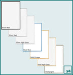 Photo Frame 70x90 cm - Silver-Matt - Aluminium - Kent