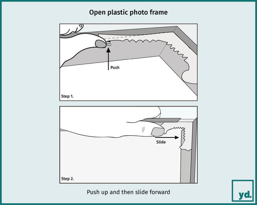 How to open a Plastic Photo Frame | Yourdecoration.com