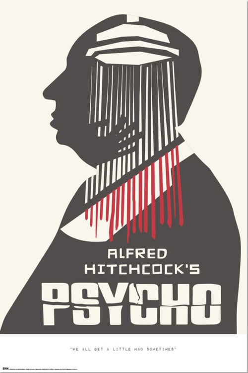Poster Alfred Hitchcock Psycho 61x91 5cm GPE6044 | Yourdecoration.com
