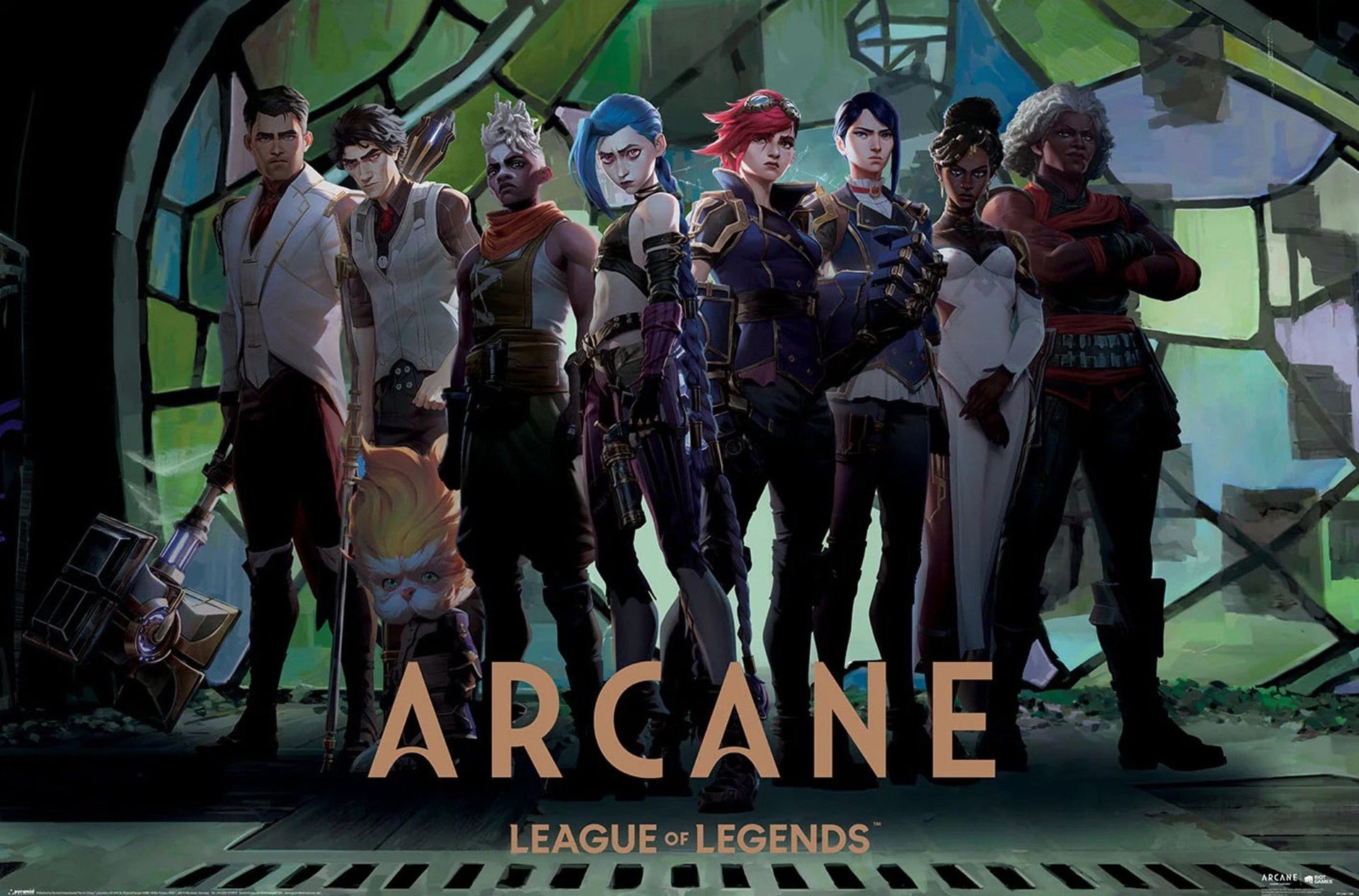 Poster Arcane Characters In Zaun Arcade 61x91 5cm PP2401784 | Yourdecoration.com