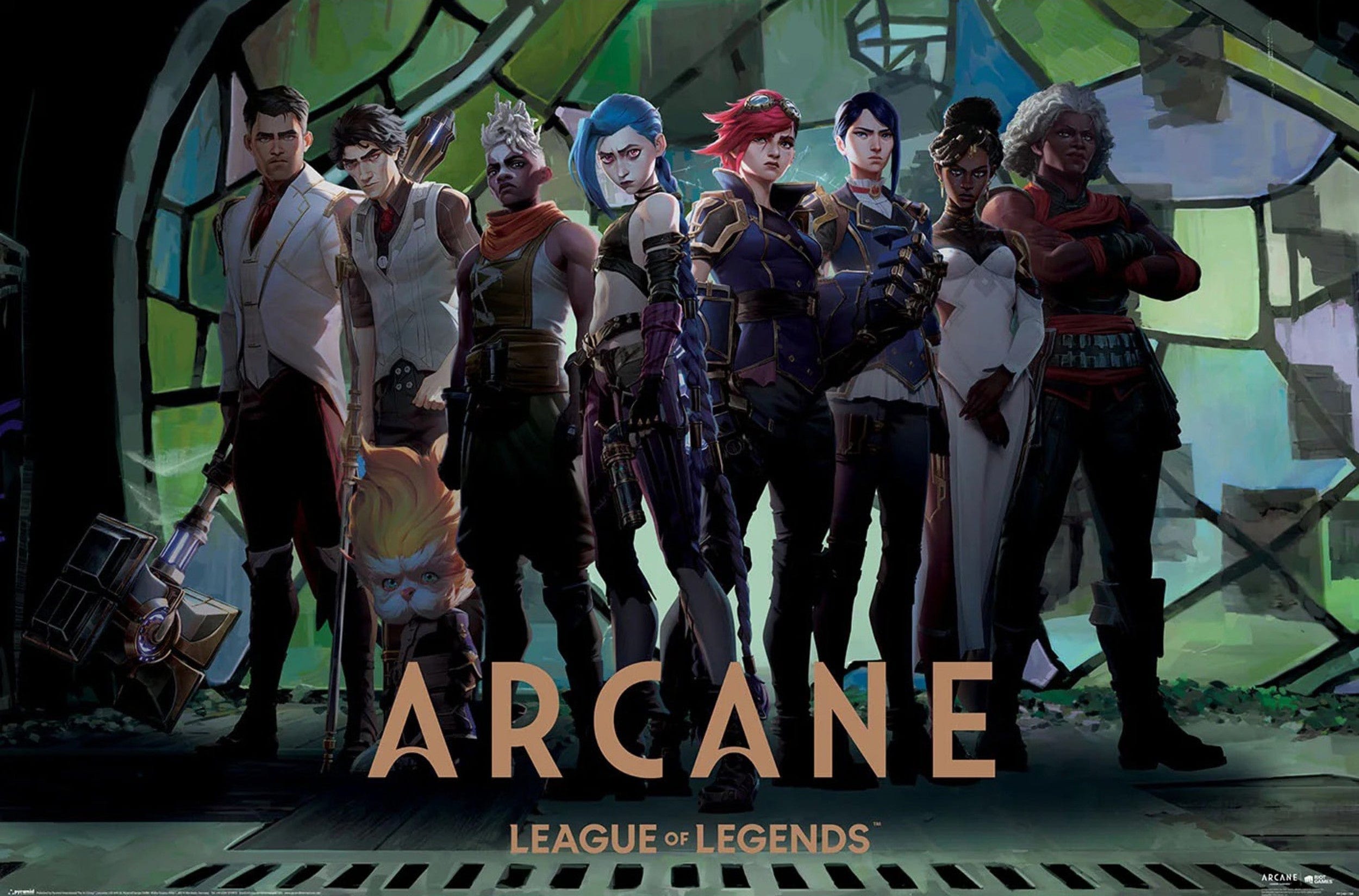 Poster Arcane Characters In Zaun Arcade 61x91 5cm PP2401784 | Yourdecoration.com