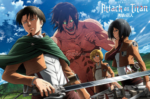 Poster Attack On Titan Ready To Fight 91 5x61cm GBYDCO979 | Yourdecoration.com