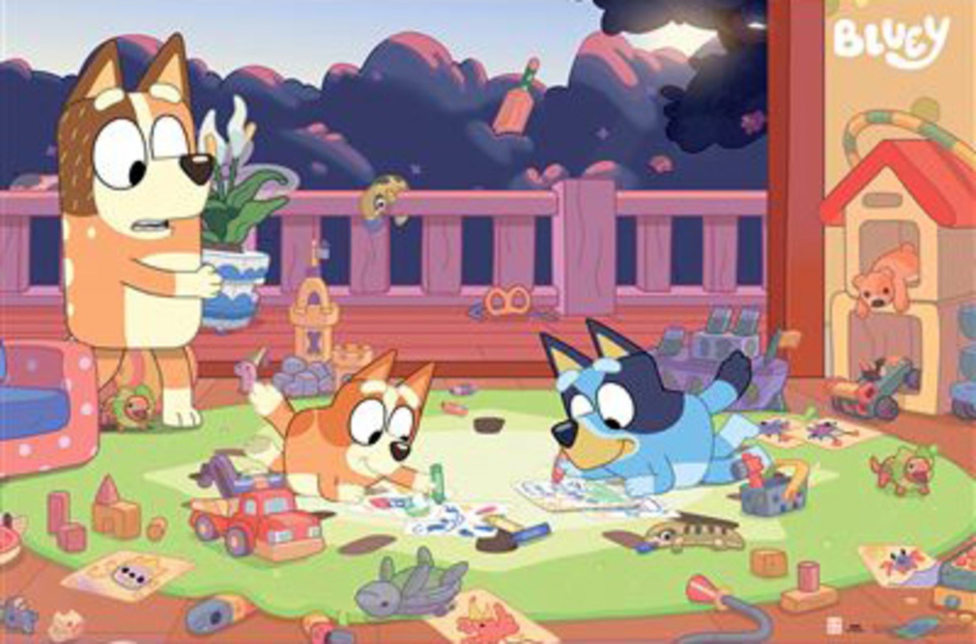 Poster Bluey Home 91 5x61cm PP2500083 | Yourdecoration.com