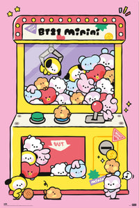 Poster Bt21 Arcade Machine 61x91.5cm Grupo Erik GPE5795 | Yourdecoration.com