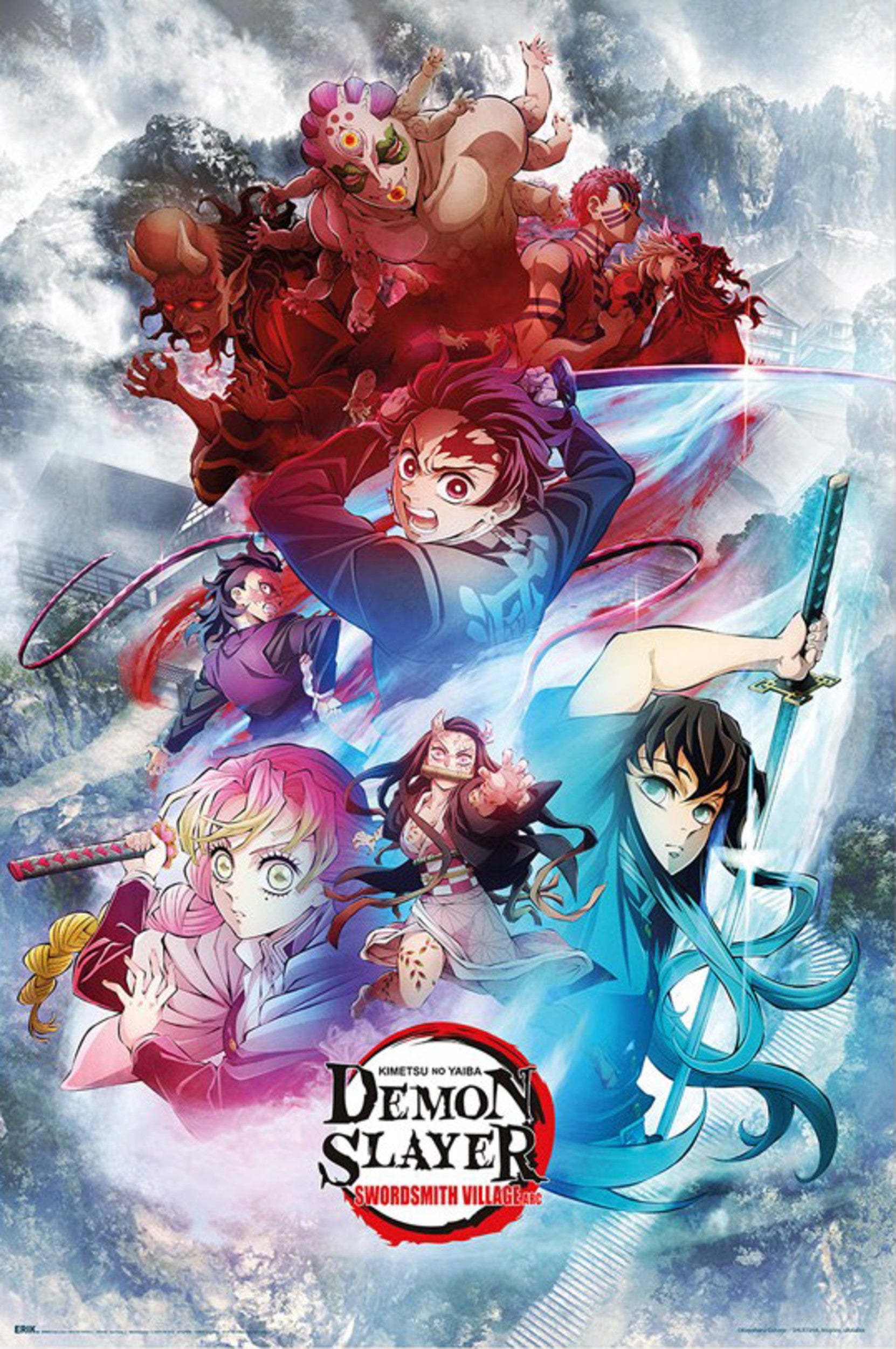 Poster Demon Slayer Swordsmith Village 1 61x91 5cm GPE6070 | Yourdecoration.com