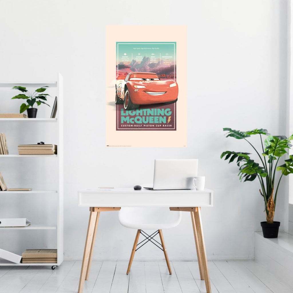 Poster Disney Pixar Cars Vintage 61x91 5cm GPE6041 Sfeer | Yourdecoration.com