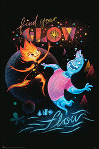 Poster Disney Pixar Elemental Find Your Glow And Flow 61x91.5cm Grupo Erik GPE5800 | Yourdecoration.com