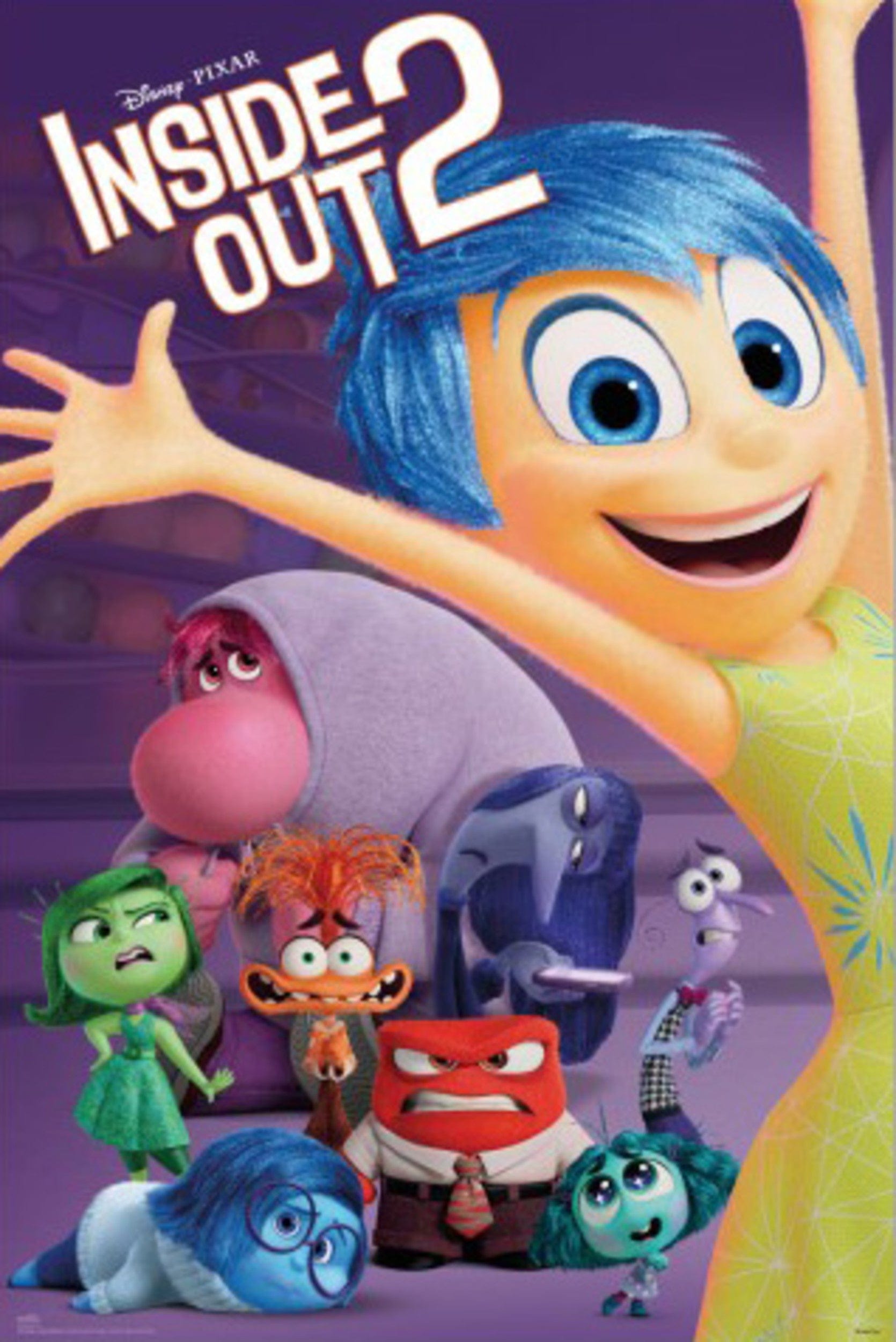 Poster Disney Pixar Inside Out 2 61x91 5cm Grupo Erik GPE5885 | Yourdecoration.com