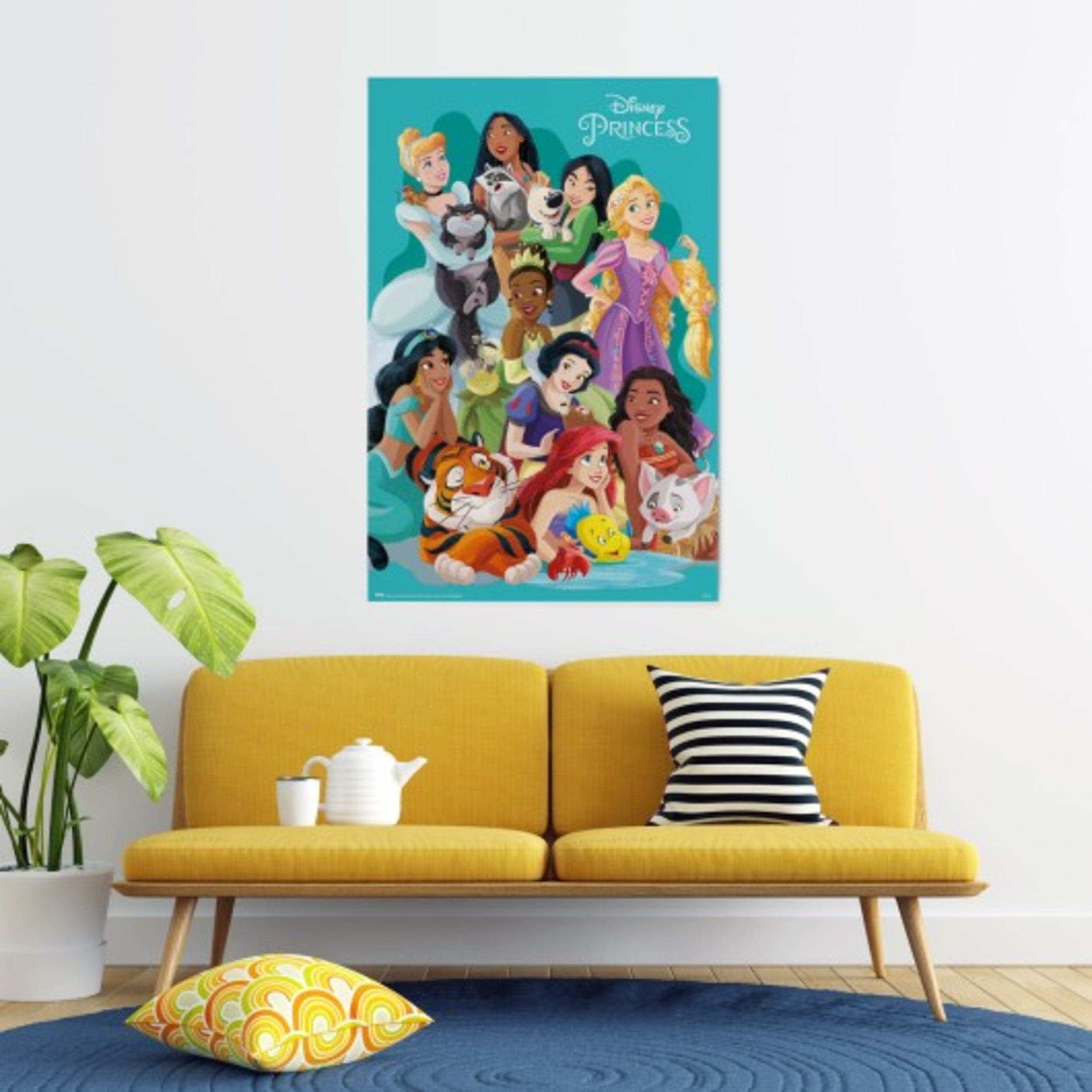 Poster Disney Princesses And Pets 61x91 5cm GPE5963 2 | Yourdecoration.com