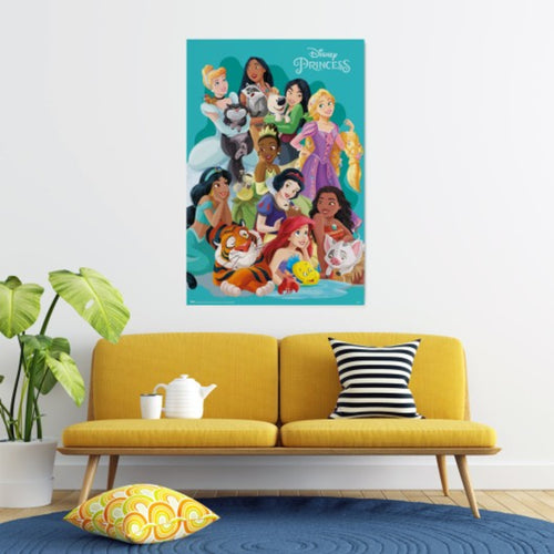 Poster Disney Princesses And Pets 61x91 5cm GPE5963 2 | Yourdecoration.com