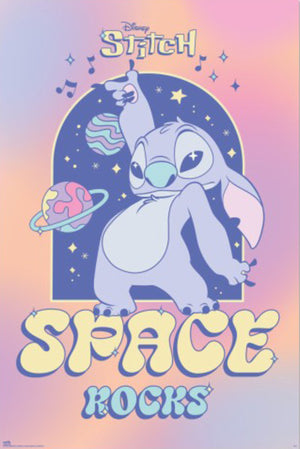 Poster Disney Stitch Space Rocks 61x91 5cm Grupo Erik GPE5820 | Yourdecoration.com