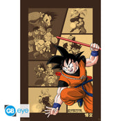 Poster Dragon Ball Goku Retro 61x91 5cm GBYDCO717 | Yourdecoration.com